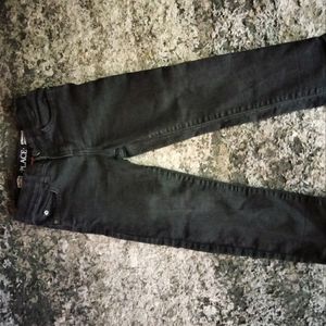 Boys black straight leg jeans
